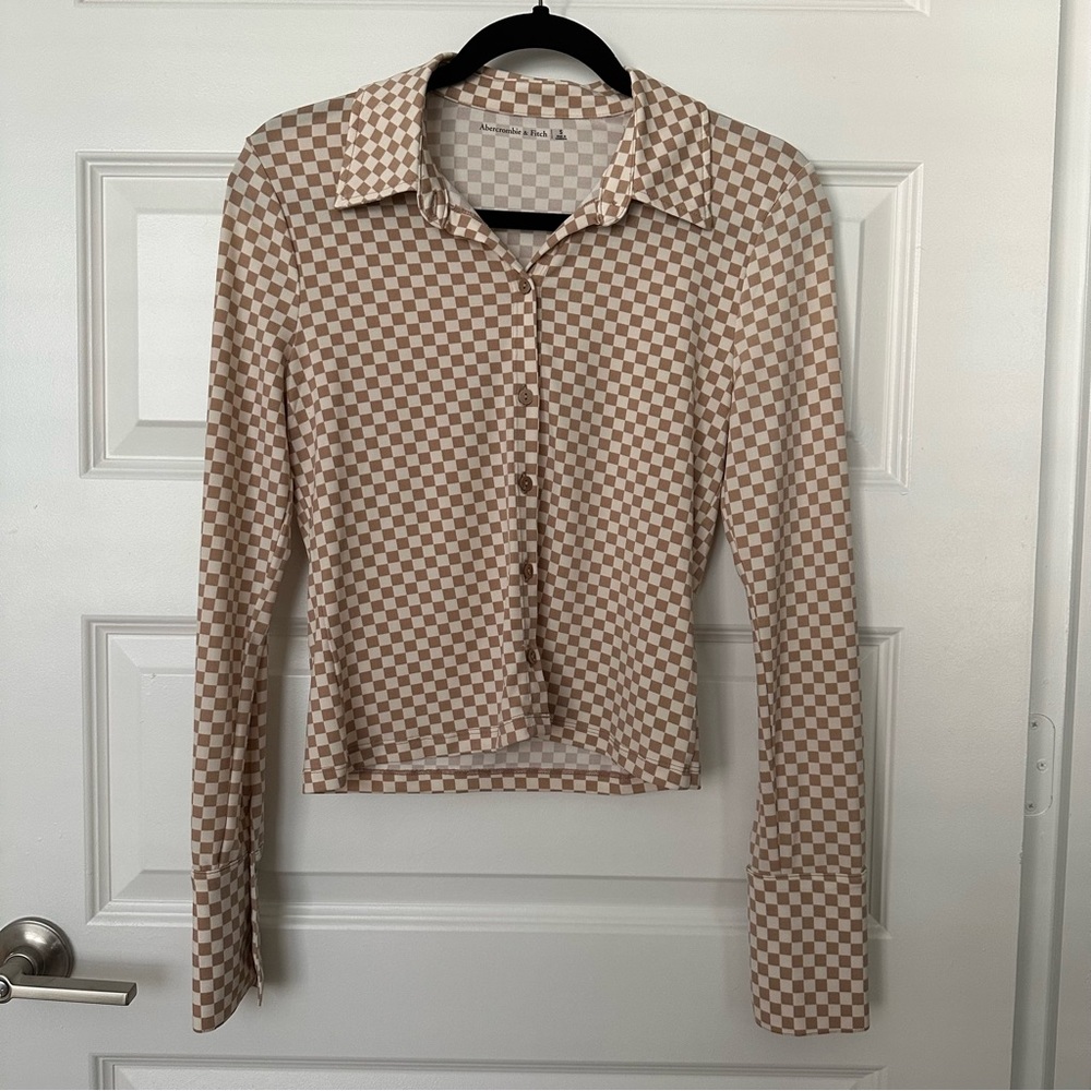 Checkered Button Up